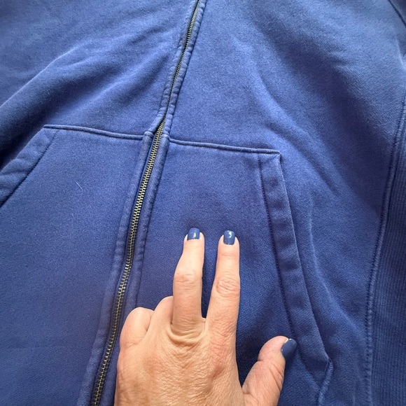 Baatz Blue Full Zip-Up Hoodie Sweatshirt Men’s Sz XXL - Picture 12 of 14